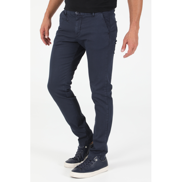 Ανδρικό chino παντελόνι UNIFORM CHARLIE μπλε Ανδρικά