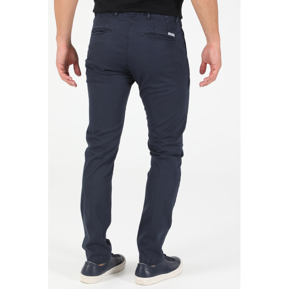 Ανδρικό chino παντελόνι UNIFORM CHARLIE μπλε Ανδρικά