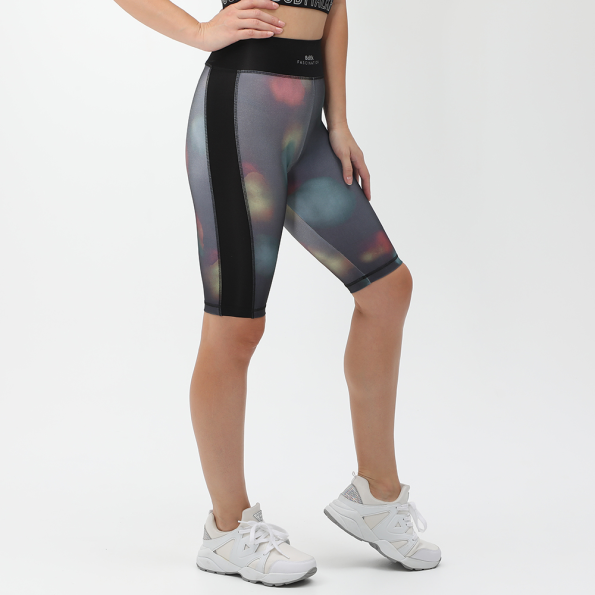 Γυναικείο ποδηλατικό κολάν BODYTALK FASCINATIONW-FLASH γκρι μαύρο Γυναικεία