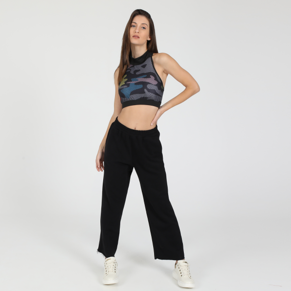 Γυναικείο αθλητικό μπουστάκι BODYTALK FUNKYCAMOW μαύρο μπλε Γυναικεία
