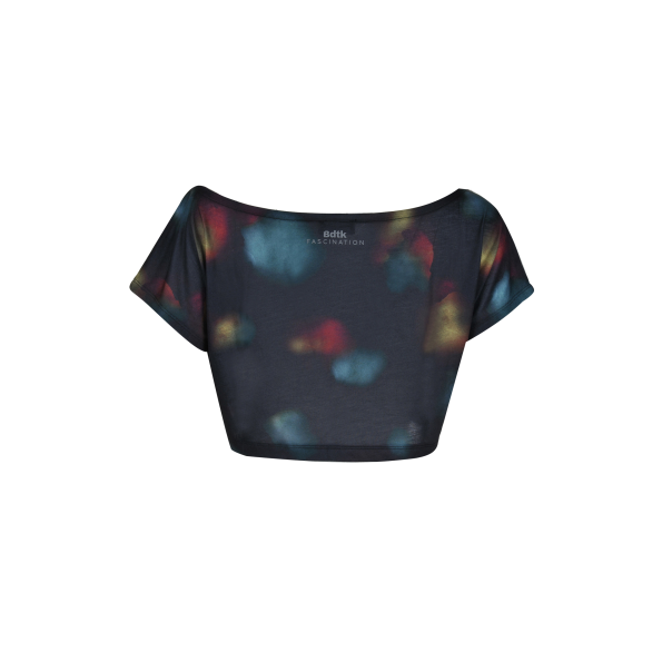Γυναικεία crop top μπλούζα BODYTALK 1202-906720 μαύρη