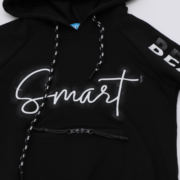 Παιδική φούτερ μπλούζα SAM 0-13 SMART μαύρη Παιδικά