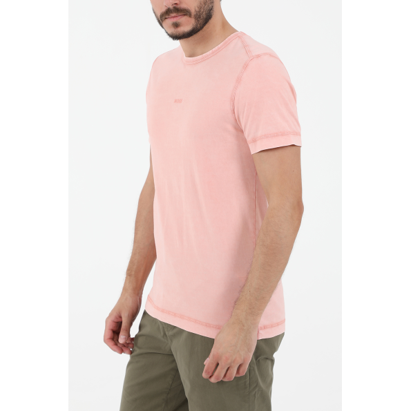 Ανδρικό t-shirt BOSS JERSEY Tokks ροζ Ανδρικά