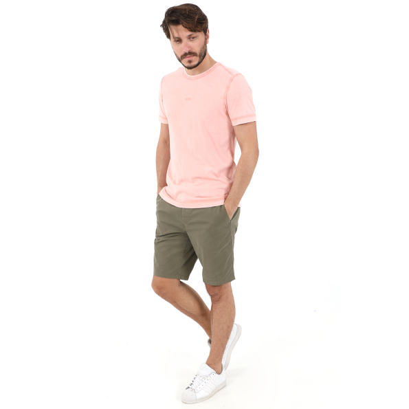 Ανδρικό t-shirt BOSS JERSEY Tokks ροζ Ανδρικά