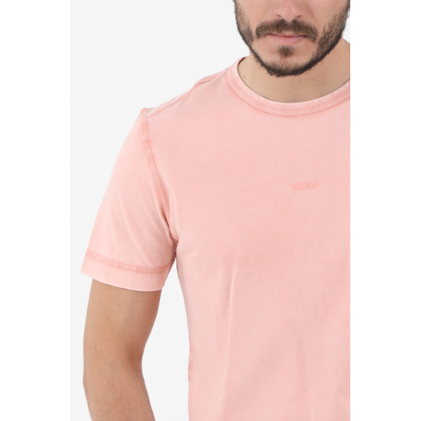 Ανδρικό t-shirt BOSS JERSEY Tokks ροζ Ανδρικά