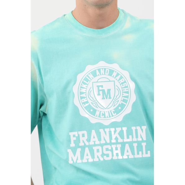 Ανδρική μπλούζα FRANKLIN & MARSHALL THERMOCROMIX τιρκουάζ Ανδρικά