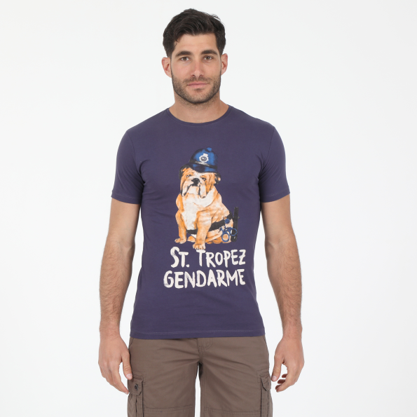 Ανδρικό t-shirt DORS μπλε