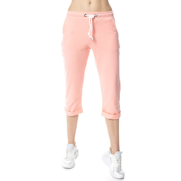 Γυναικείο παντελόνι φόρμας κάπρι BODYTALK 1181-902109 πορτοκαλί