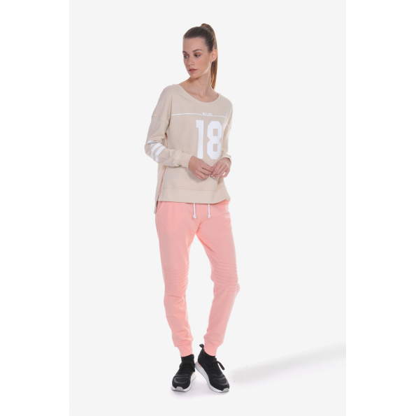 Γυναικείο παντελόνι φόρμας BODYTALK 1181-903000 σομόν Γυναικεία