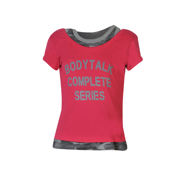 Παιδικό t-shirt BODYTALK 161-706128 κόκκινο γκρι