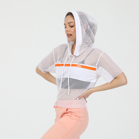 Γυναικεία κοντομάνικη αθλητική μπλούζα BODYTALK 1201-906625 PiW λευκή