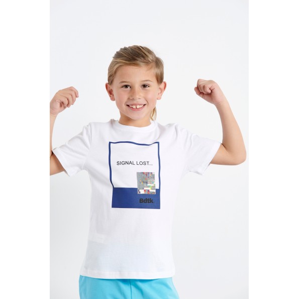 Παιδικό t-shirt BODYTALK 1201-754328 λευκό