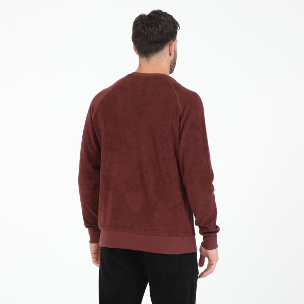 Ανδρική φούτερ μπλούζα BODYTALK COMFYM CREWNECK καφέ Ανδρικά