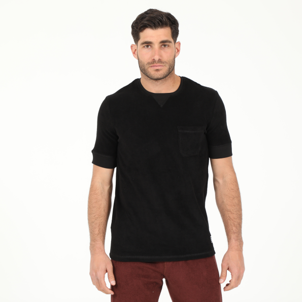 Ανδρική κοντομάνικη μπλούζα BODYTALK COMFYM μαύρη