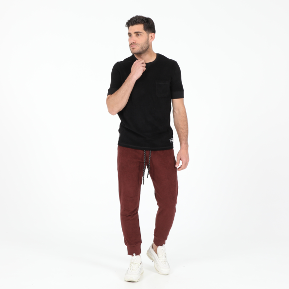 Ανδρική κοντομάνικη μπλούζα BODYTALK COMFYM μαύρη Ανδρικά