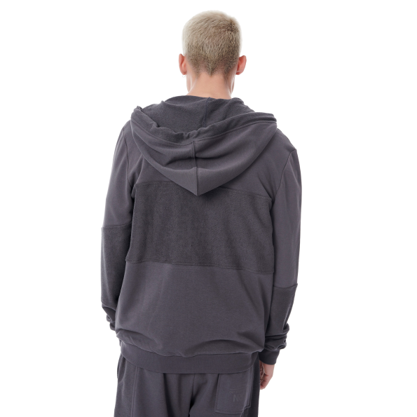 Ανδρική φούτερ ζακέτα BODYTALK 1191-954122 ανθρακί Ανδρικά