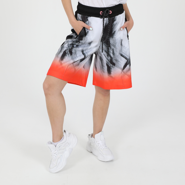 Γυναικεία βερμούδα Jupe culotte BODYTALK λευκή-μαύρη