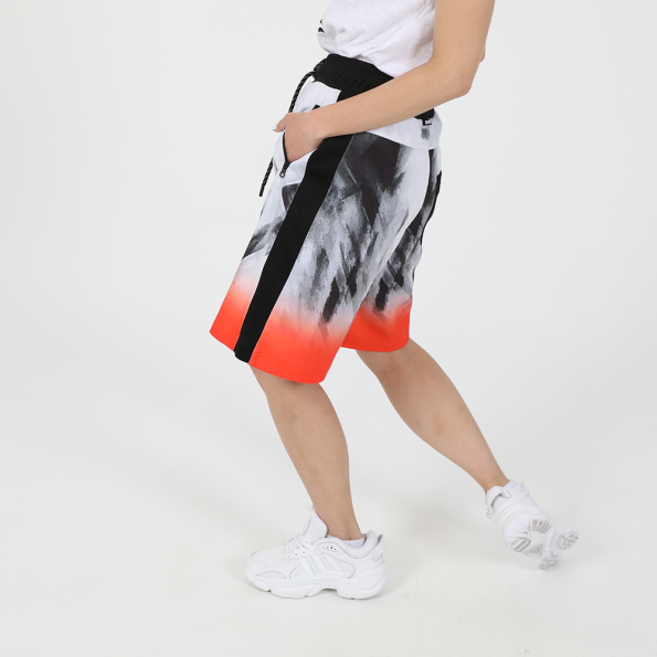 Γυναικεία βερμούδα Jupe culotte BODYTALK λευκή-μαύρη Γυναικεία