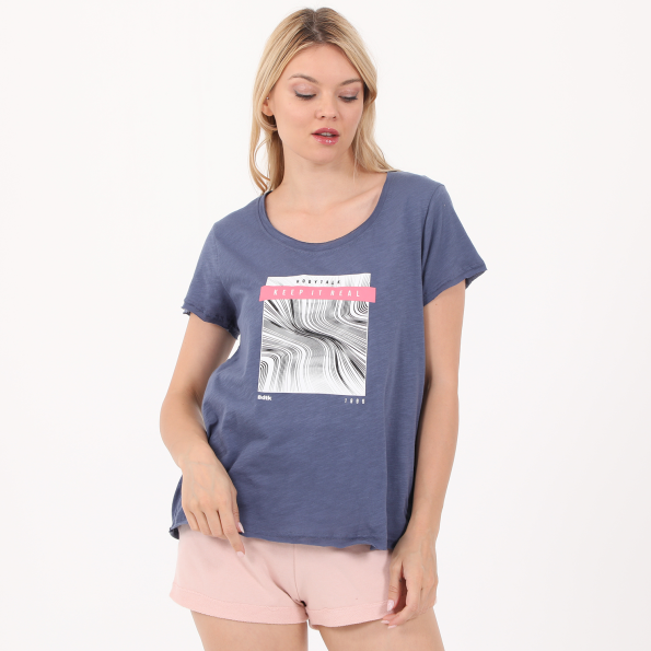 Γυναικείο t-shirt BODYTALK μπλε