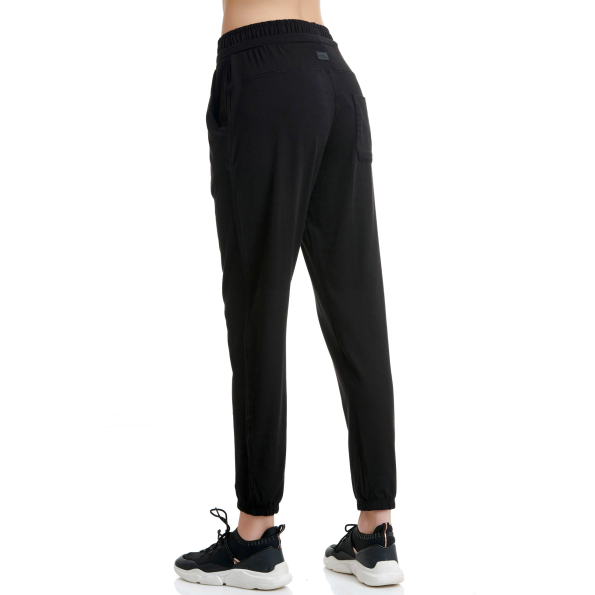 Γυναικείο παντελόνι φόρμας BODYTALK 1211-902100 μαύρο Γυναικεία