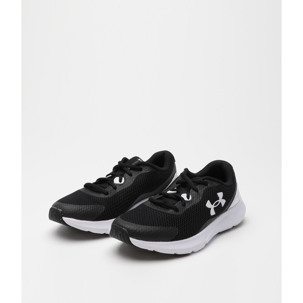 Παιδικά παπούτσια running UNDER ARMOUR 3024989 BGS Surge 3 ασπρόμαυρα Παιδικά