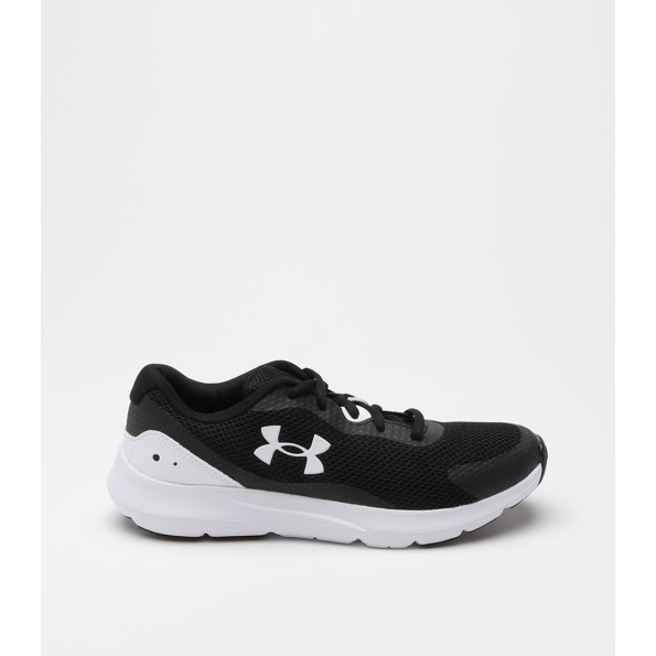 Παιδικά παπούτσια running UNDER ARMOUR 3024989 BGS Surge 3 ασπρόμαυρα Παιδικά