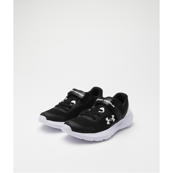 Παιδικά αθλητικά παπούτσια UNDER ARMOUR 3024990 BPS Surge 3 AC μαύρα λευκά Παιδικά