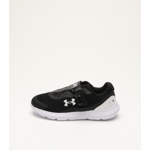 Βρεφικά αθλητικά παπούτσια UNDER ARMOUR 3024991 BINF Surge 3 AC μαύρο λευκό