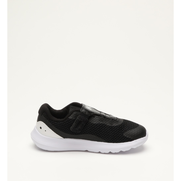 Βρεφικά αθλητικά παπούτσια UNDER ARMOUR 3024991 BINF Surge 3 AC μαύρο λευκό Παιδικά