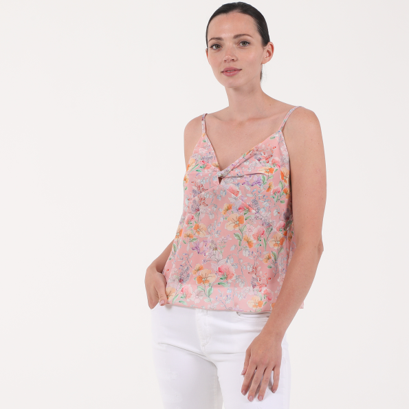 Γυναικείο top ATTRATTIVO ροζ floral