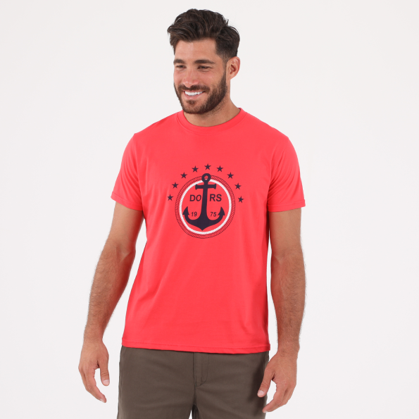 Ανδρικό t-shirt DORS πορτοκαλί