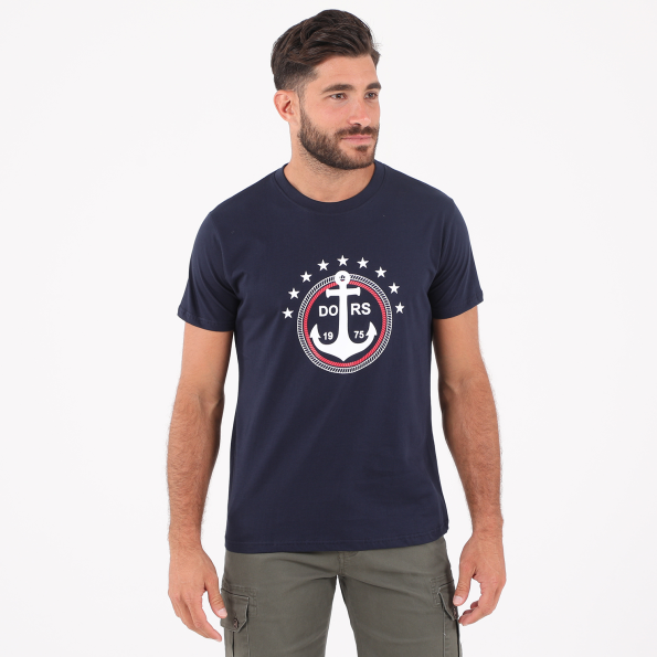 Ανδρικό t-shirt DORS ναυτικό μπλε