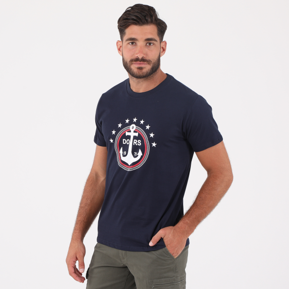 Ανδρικό t-shirt DORS ναυτικό μπλε Ανδρικά