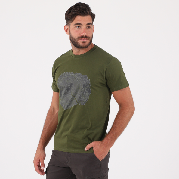 Ανδρικό t-shirt DORS πράσινο Ανδρικά