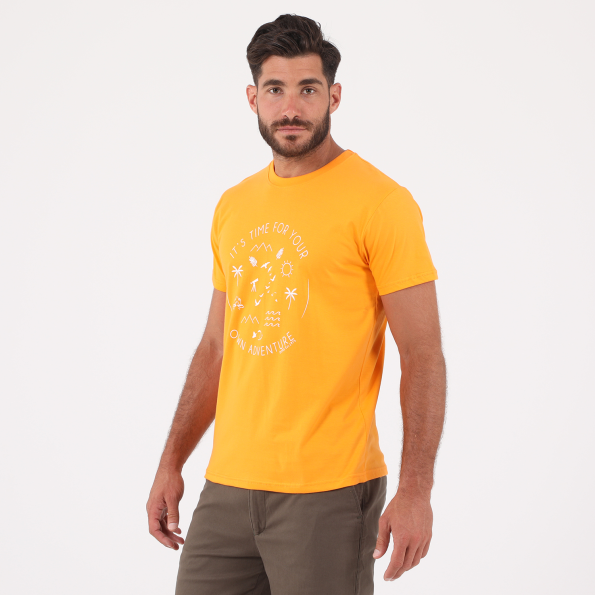 Ανδρικό t-shirt DORS κίτρινο Ανδρικά