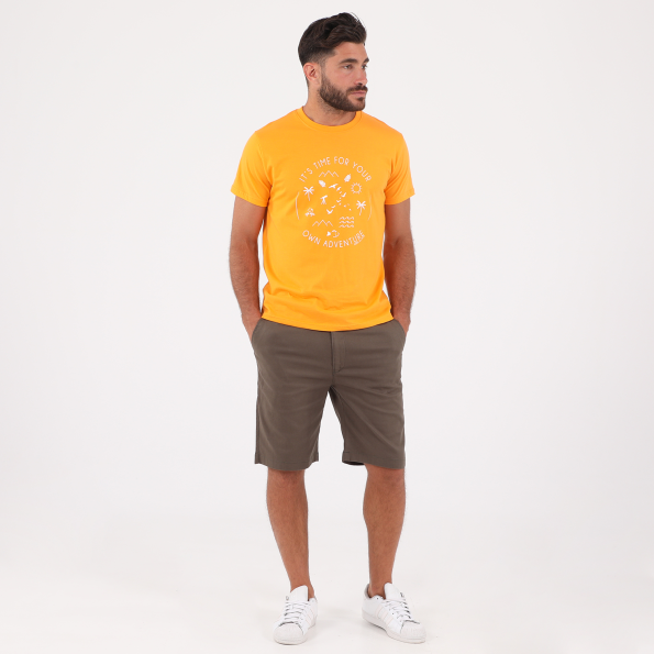 Ανδρικό t-shirt DORS κίτρινο Ανδρικά