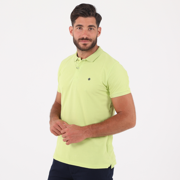Ανδρική polo μπλούζα DORS κίτρινη Ανδρικά