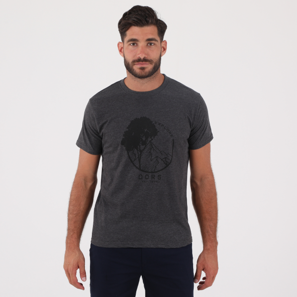 Ανδρικό t-shirt DORS σκούρο γκρι