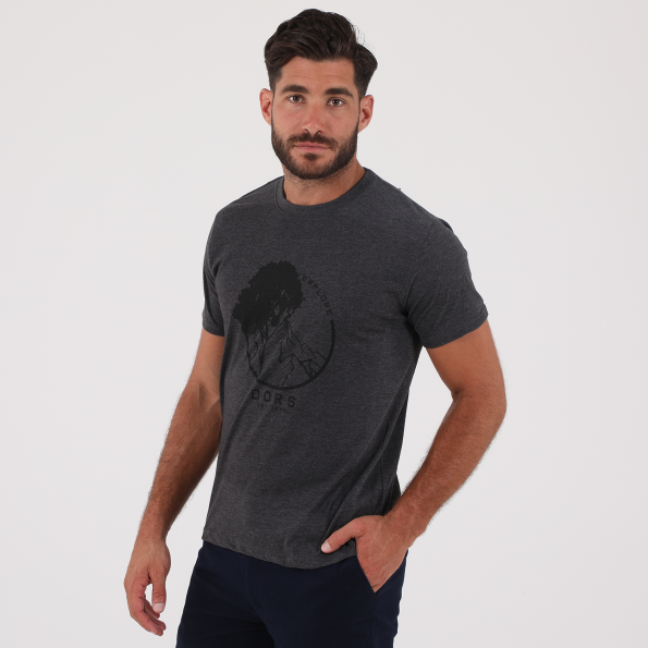 Ανδρικό t-shirt DORS σκούρο γκρι Ανδρικά