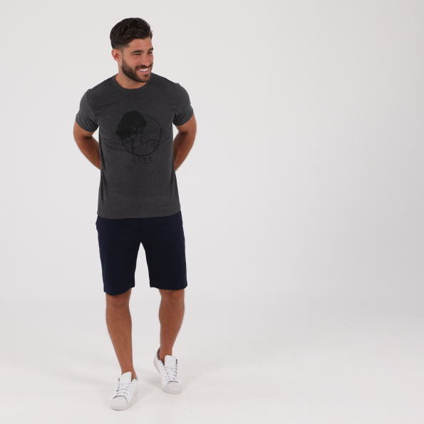 Ανδρικό t-shirt DORS σκούρο γκρι Ανδρικά