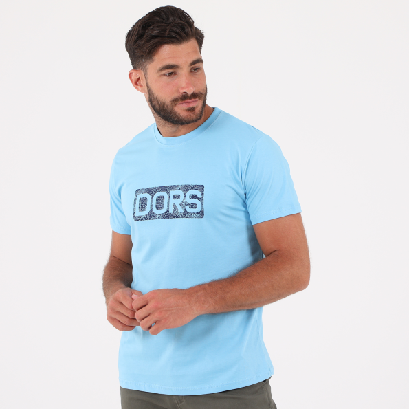 Ανδρικό t-shirt DORS γαλάζιο Ανδρικά