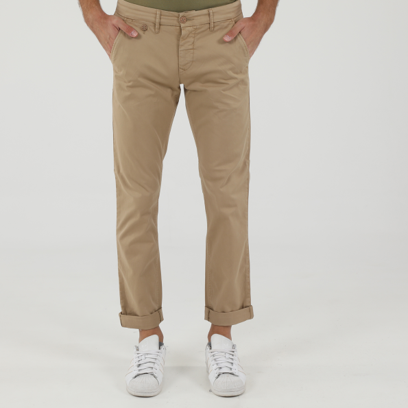 Ανδρικό chino παντελόνι STAFF JEANS CULTON μπεζ