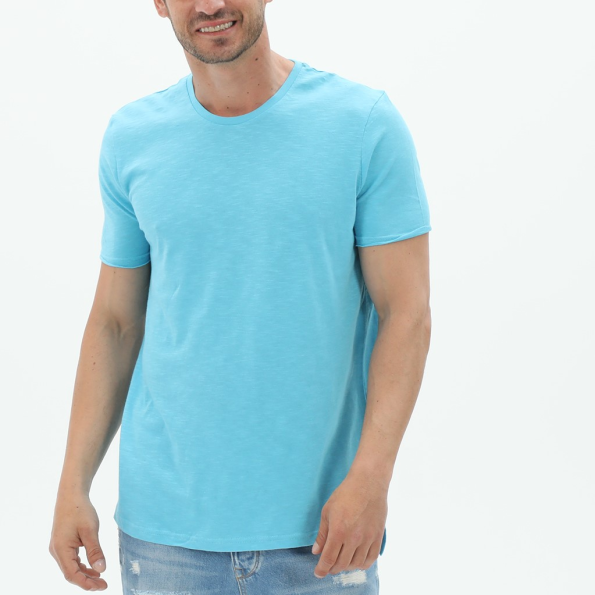Ανδρικό t-shirt BODYTALK 1201-950928 γαλάζιο