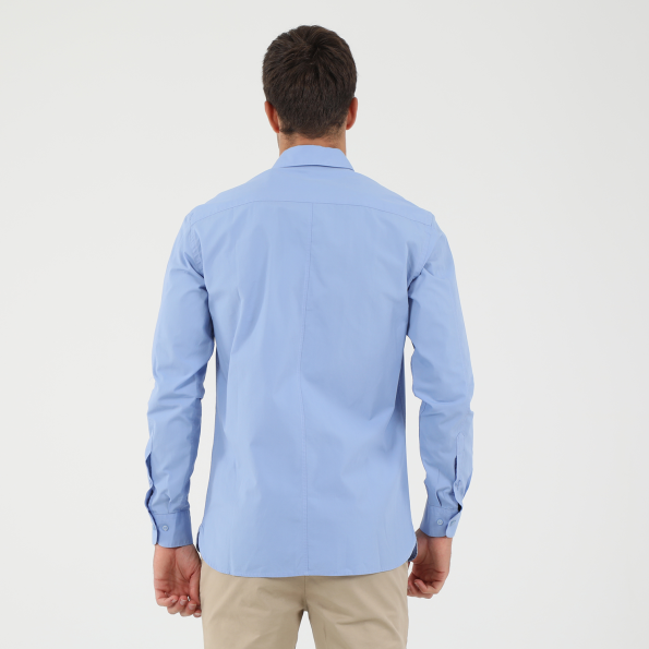 Ανδρικό πουκάμισο DIRTY LAUNDRY DLMS0120F BUTTON DOWN μπλε Ανδρικά
