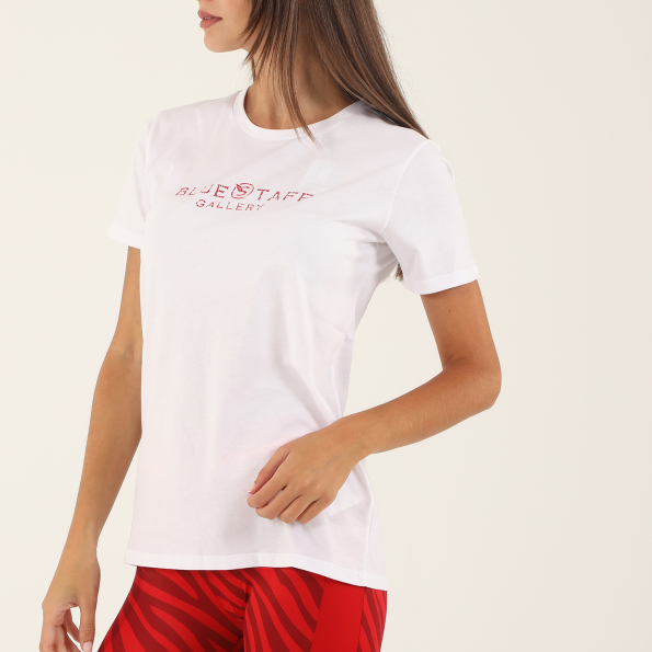Γυναικείο t-shirt STAFF JEANS 63-099.041 SUMMER λευκό Γυναικεία