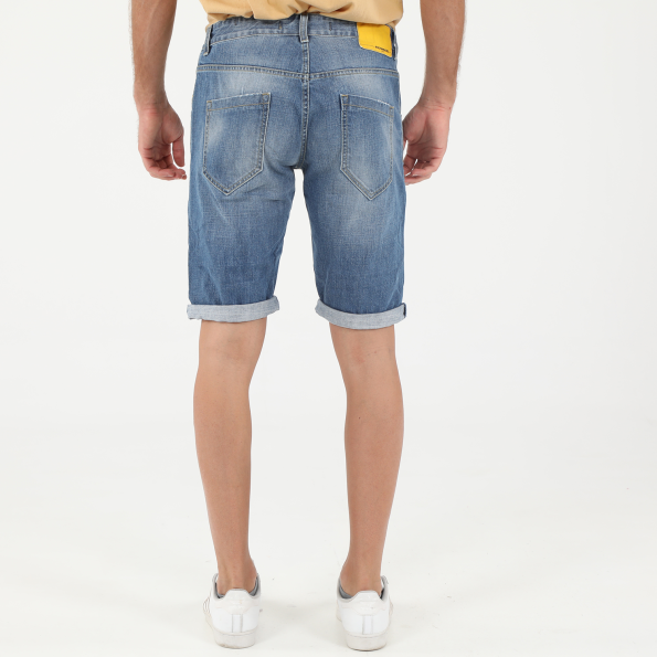 Ανδρική jean βερμούδα EDWARD JEANS KELLEN μπλε Ανδρικά