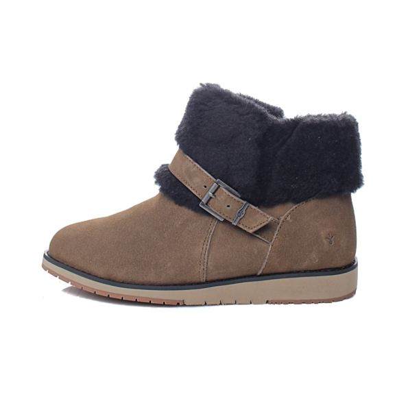 Γυναικεία μποτάκια EMU AUSTRALIA W11698 Oxley Fur Cuff μπεζ