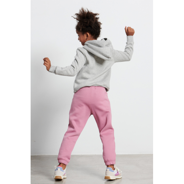 Παιδικό παντελόνι φόρμας BODYTALK 1222-701700 HIGHWAIST JOGGER ροζ Παιδικά