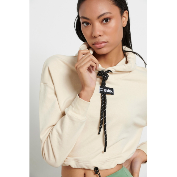 Γυναικεία crop μπλούζα BODYTALK  1222-903025 BDTKW μπεζ Γυναικεία