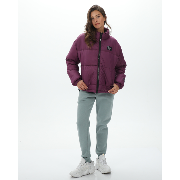 Γυναικείο puffer μπουφάν BODYTALK 222-907829 μοβ Γυναικεία